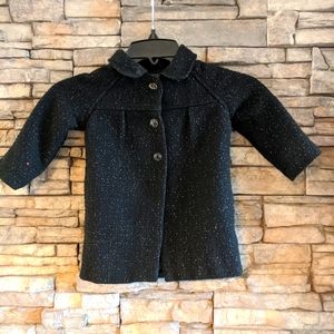 Gymboree Holiday Coat Baby Girls Black  Jacket